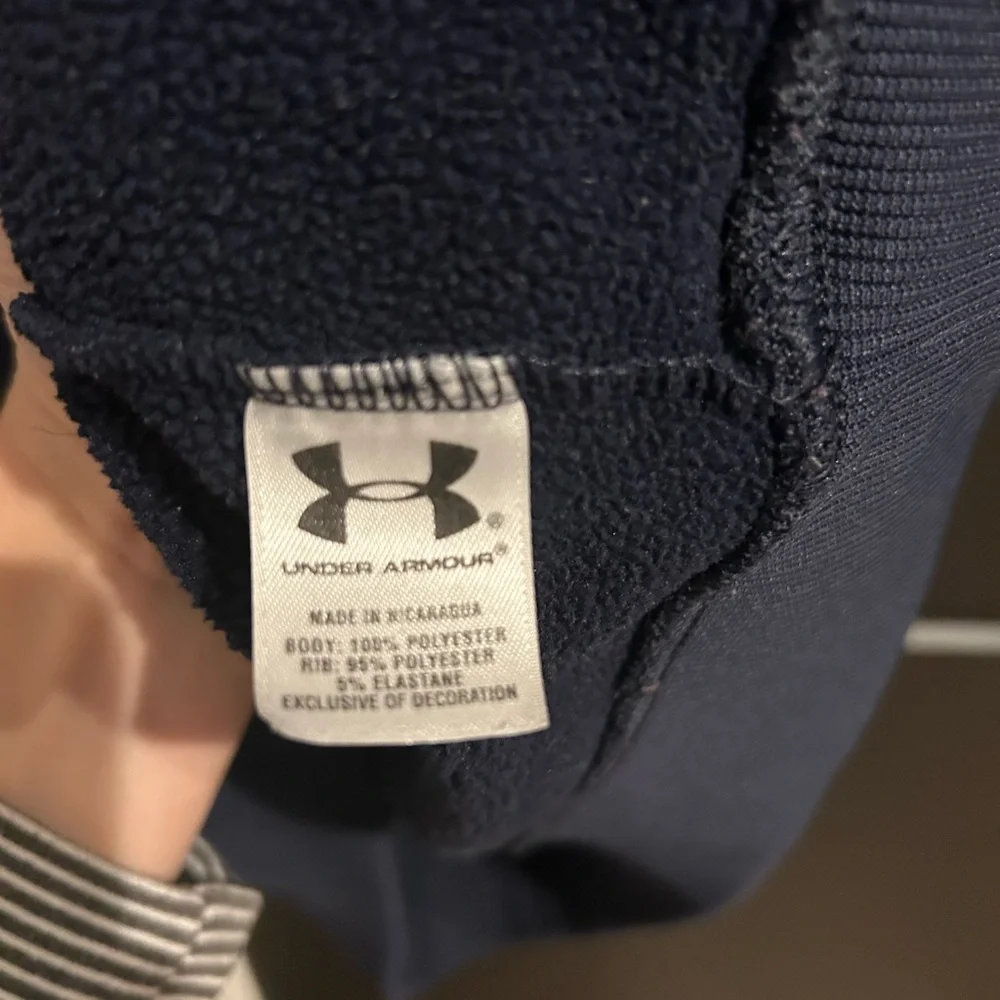 Under Armour Dark Blue Men's Hoodie - Picture 4 of 5